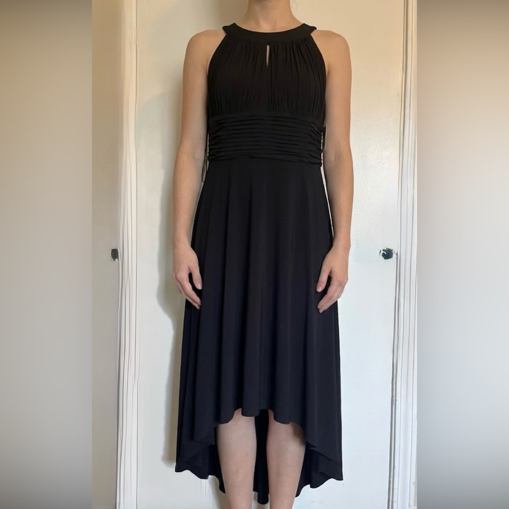 Signature by Sangria Black High Low Dress